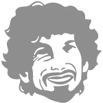 Logo von Lutz Braun - Ihr Finanz Caddy. Eine schwarze, comicartige Skizze des Kopfes von Lutz Braun.