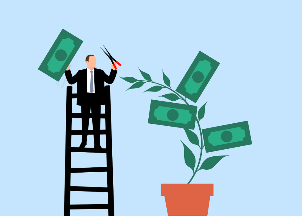 Symbolische Darstellung von passivem Einkommen durch Geldanlage, Anlagestrategien und Dividendenstrategie zur Vermögenssicherung und Kapitalerhalt.